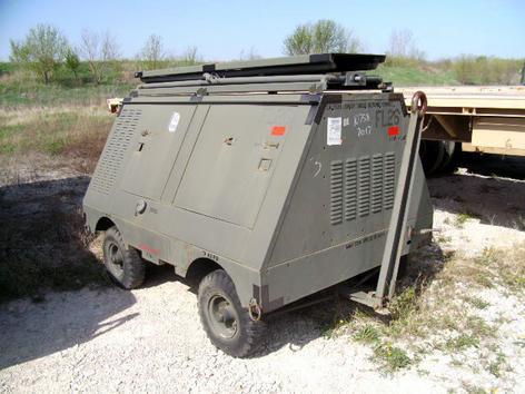Light cart with 7 kw generator 1991